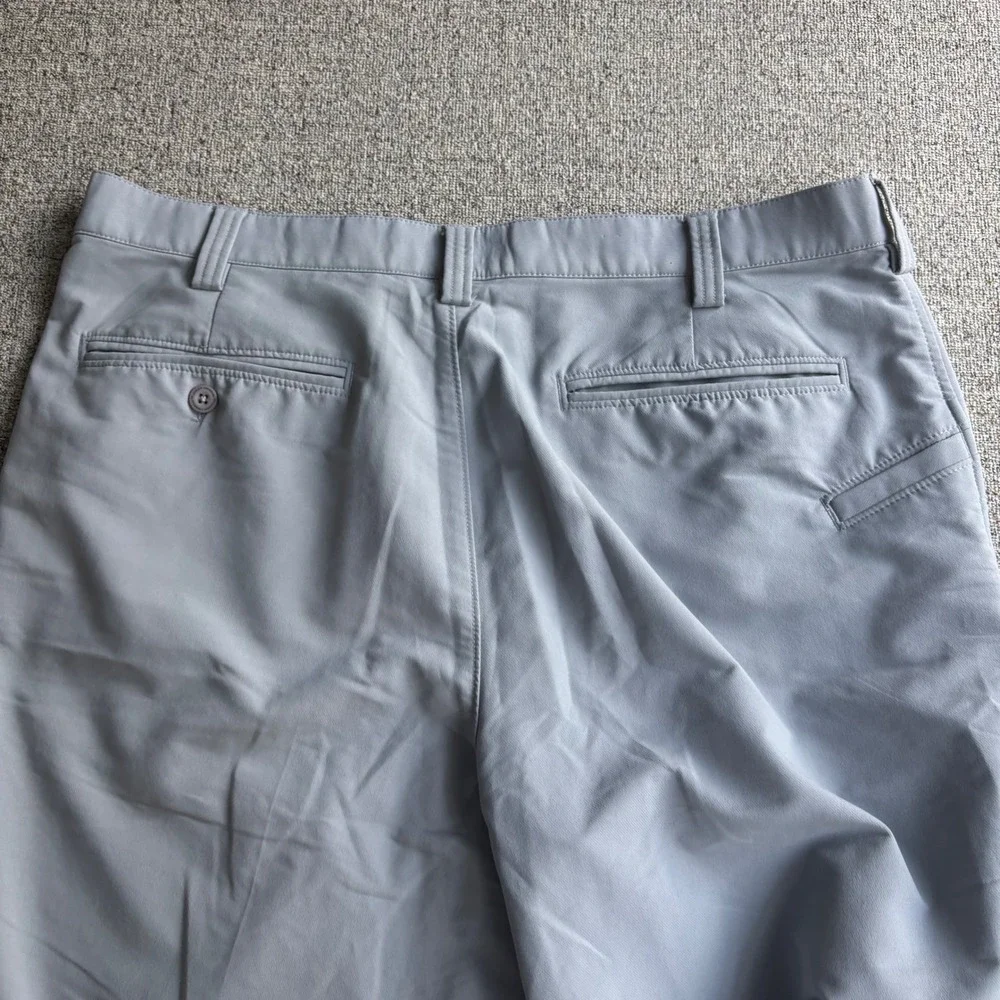 Under Armour Pants Mens 36x32 Golf Performance Gray Flat Front Straight Leg